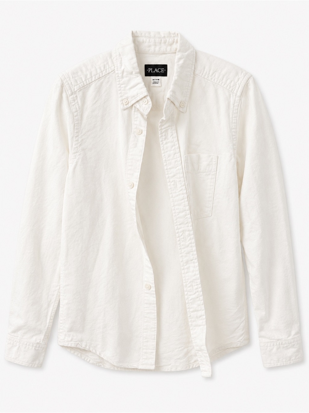 The Children's Place White Button-Down Shirt for Kids